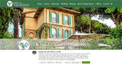 Desktop Screenshot of hotelverdeborgo.it